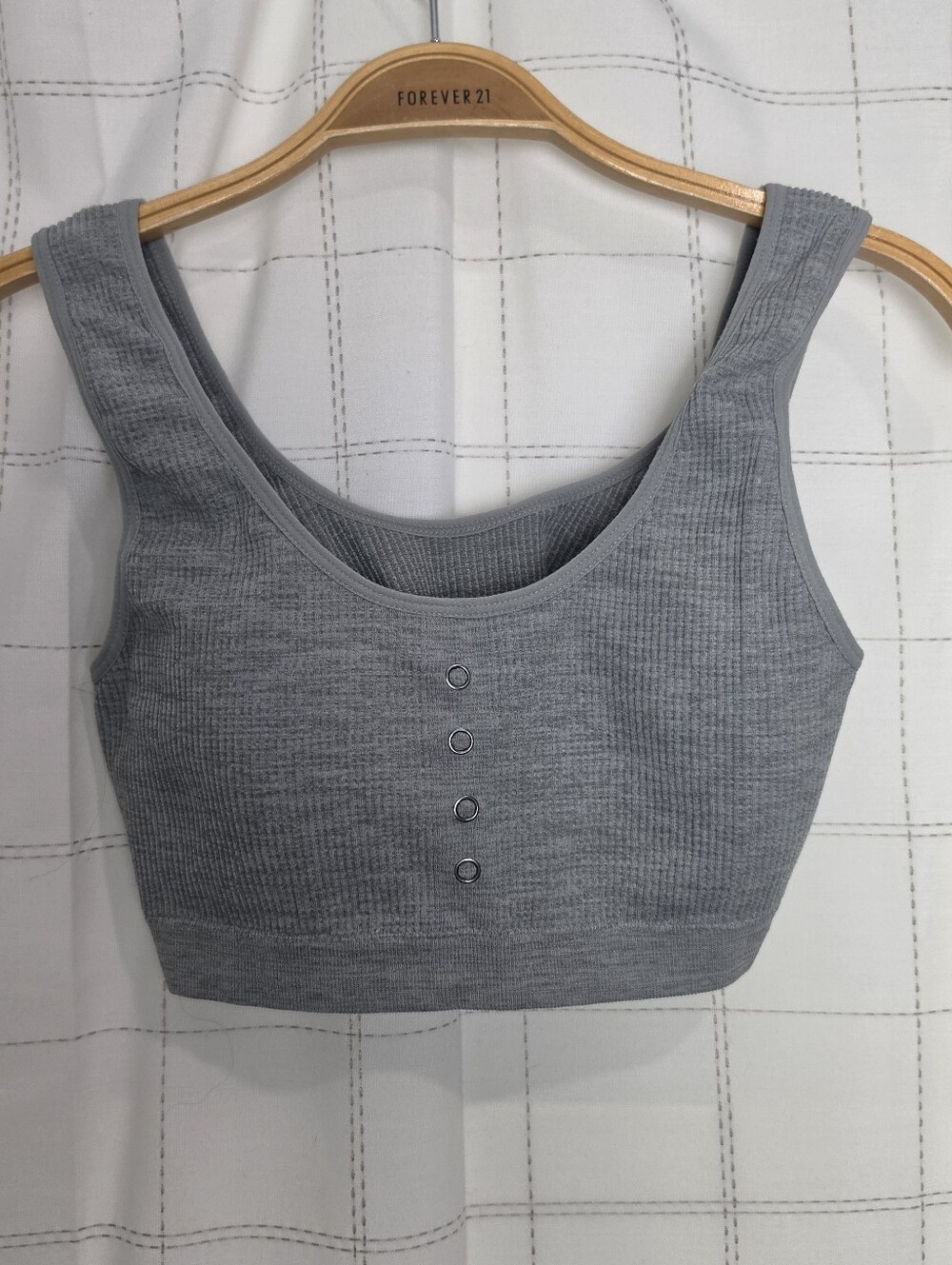 Lucky Brand Grey Sports Bra
